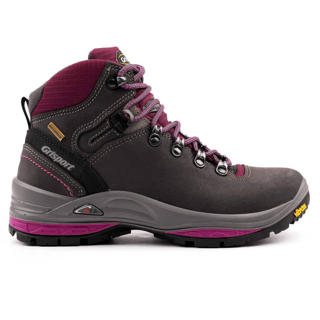 Lady Glide Grey Waterproof Hiking Boot