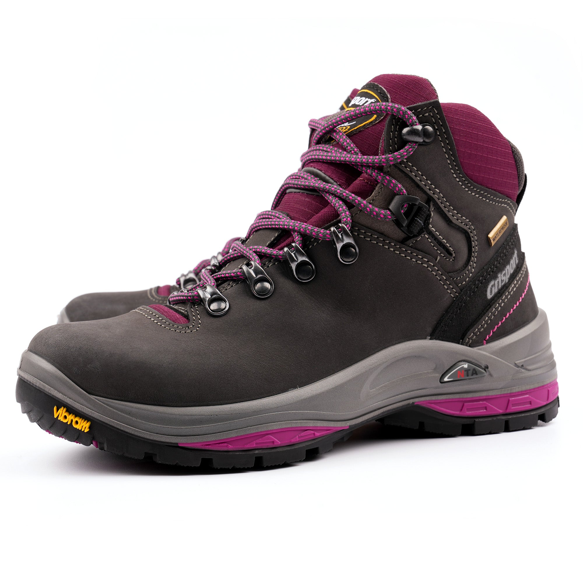 Lady Glide Grey Waterproof Hiking Boot