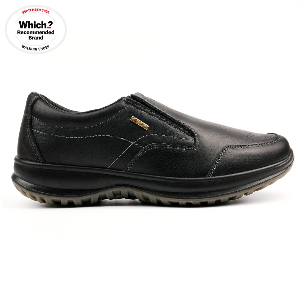 Melrose Black Active Slip On Shoe
