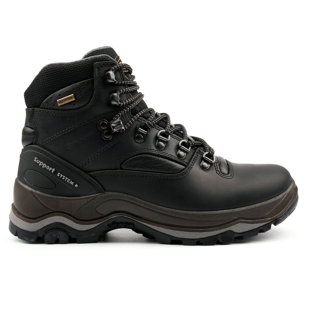Quatro Black Hiking Boot