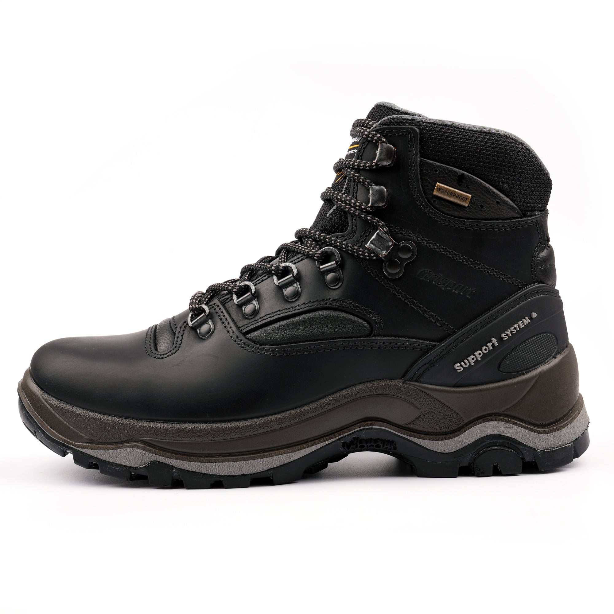 Quatro Black Hiking Boot