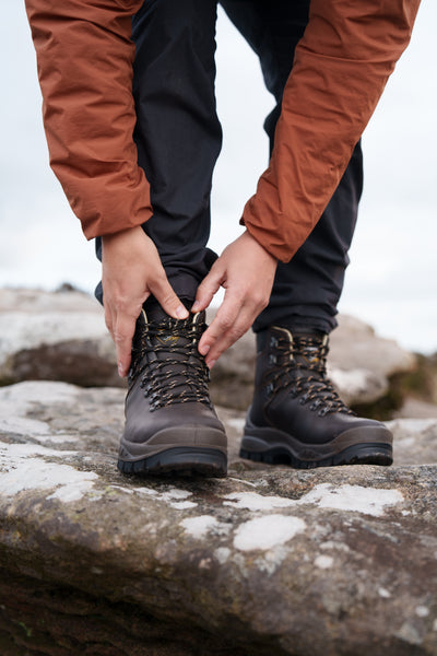 Leather Upper Walking Boots