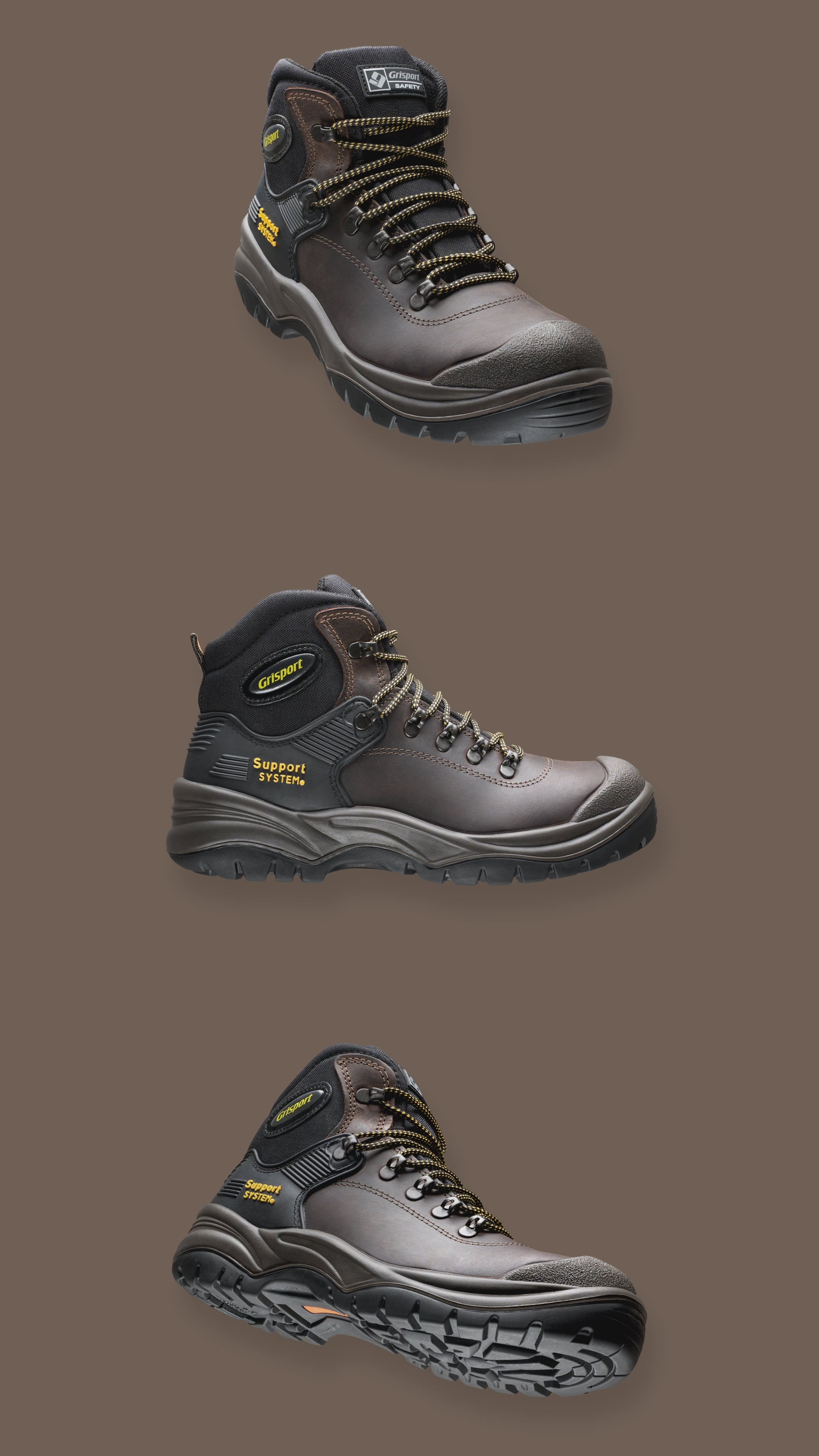 Contractor Brown Safety Boot